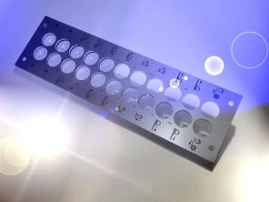 Aluminium Frontplatte mit Gravur